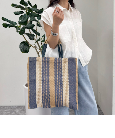 【TARANGO/タランゴ】 ジュートフラットトートバッグ