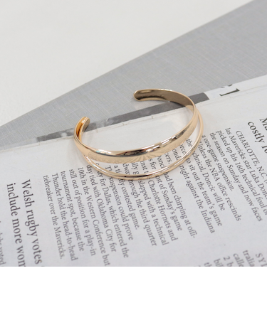 ダブルラインバングル