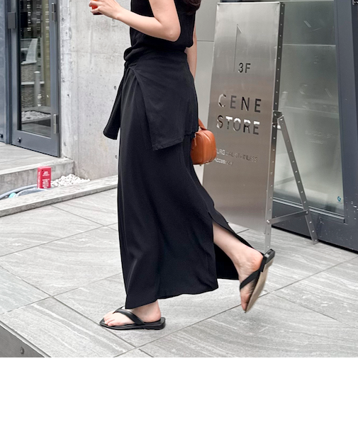 ミニマルリラックスイージースカート