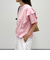ラッフルショルダー半袖Tシャツ