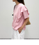 ラッフルショルダー半袖Tシャツ