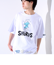 「THE SMURFS」スマーフ フロントプリントTシャツ?