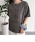 ピグメント刺繍クロップドTシャツ