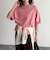 ピグメント刺繍クロップドTシャツ