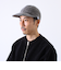 【GLOSTER/グロスター】ヘリンボーン ロングブリムキャップ