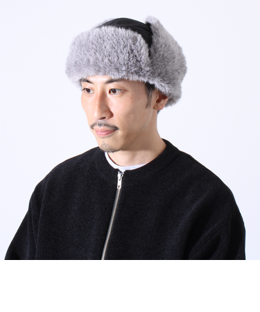 【GLOSTER/グロスター】フライトキャップ 2WAY ナイロン/デニム