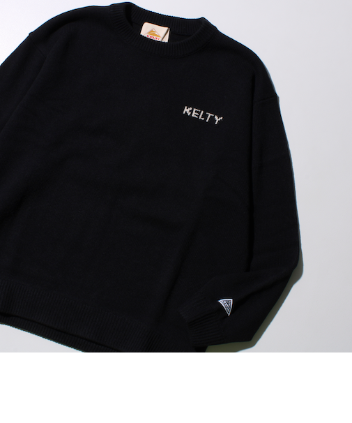 【KELTY×GLOSTER】別注 ジャガードニット プルオーバー