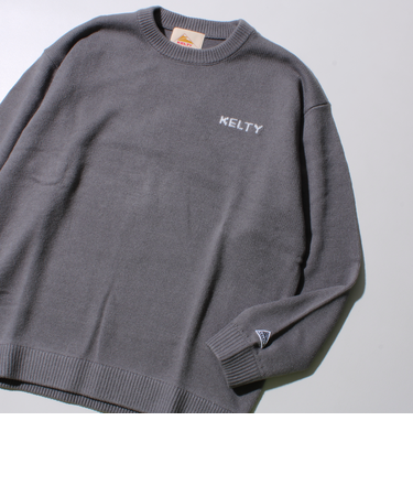 【KELTY×GLOSTER】別注 ジャガードニット プルオーバー