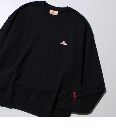 【KELTY×GLOSTER】別注 クルーネックスウェット 裏起毛