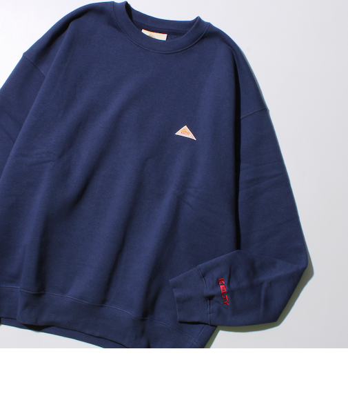 【KELTY×GLOSTER】別注 クルーネックスウェット 裏起毛
