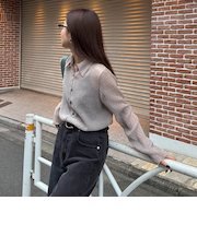 シアープリーツシャツ