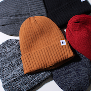 【GLOSTER/グロスター】裏ボア リブワッチ ニット帽