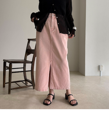 デニムタイトスカート