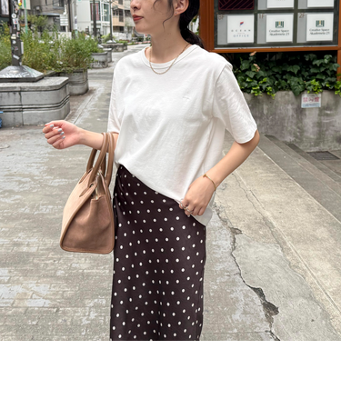 ボーダー無地ワンポイントロゴ5分袖Ｔシャツ