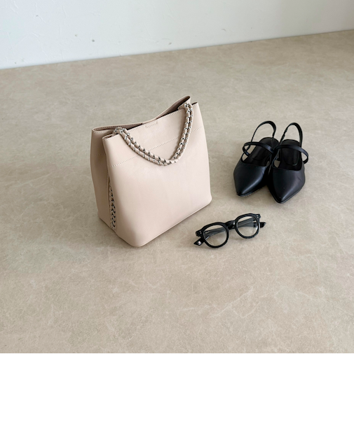 サイドチェーンミニトートバッグ