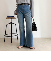 FRベーシックフレアデニムパンツ