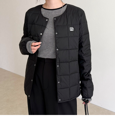 《別注》【TAION/タイオン】CREW NECK BUTTON DOWN JK ダウンジャケット