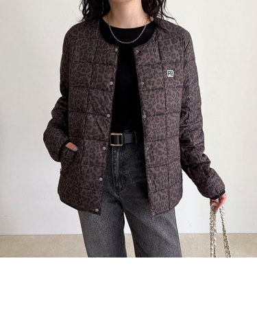 《別注》【TAION/タイオン】CREW NECK BUTTON DOWN JK ダウンジャケット