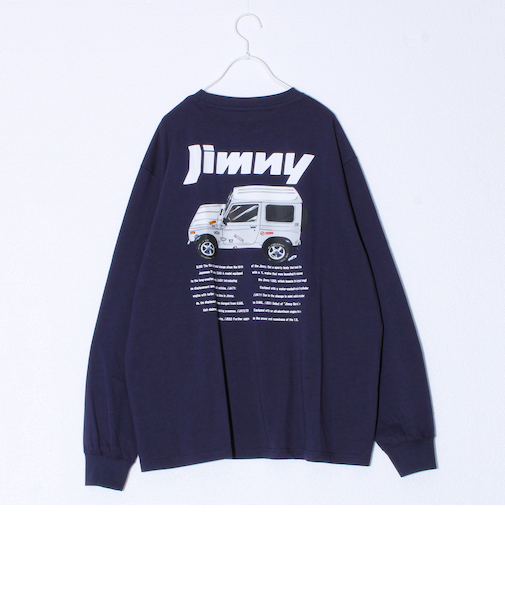 【ロングセラーコラボ】ジムニー×GLOSTER 長袖プリントTシャツ