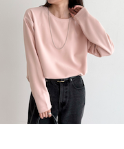 【大人の優秀ブラウスT】ジョーゼットブラウスTシャツ