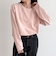 【大人の優秀ブラウスT】ジョーゼットブラウスTシャツ