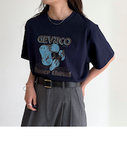 【GEVACO/ゲバコ】フロントプリントTシャツ