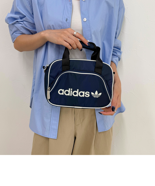 【adidas／アディダス】 ストライプAIRLINER Ssize ショルダーバッグ