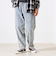 【シーズンレス/UNISEX】ケミカルウォッシュ ワイドデニムイージーパンツ