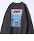 【E.T. & JAWS】UNISEX ヴィンテージ風 裏起毛スウェット