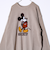 【MICKEY&JERRY】UNISEX シャギージャガードニット