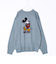 【MICKEY&JERRY】UNISEX シャギージャガードニット