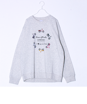 【ホンダ×はぴだんぶい】UNISEX ウィング＆サークルカブ 裏起毛スウェット