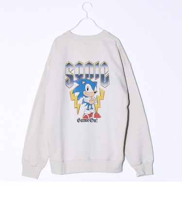 【SONIC/ソニック】UNISEX ヴィンテージ風 裏起毛スウェット