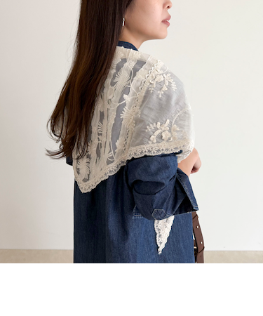刺繍パッチワークバブーシュカ