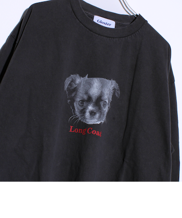 【人気シリーズ】【DOG&CAT】犬猫ピグメント クルーネックロンT