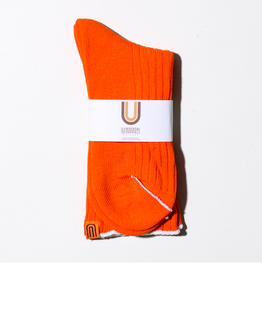 【UNIVERSAL OVERALL】クルーソックス Vソックス
