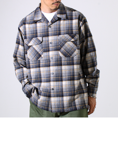 【PENDLETON】Open Collar Shirt オープンカラーシャツ
