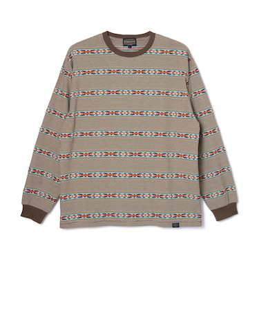 【PENDLETON】Jacquard LS Tee ジャガードロンT