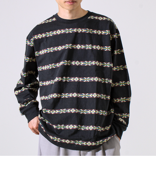 PENDLETON】Jacquard LS Tee ジャガードロンT｜フレディ