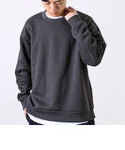 【カルボアシリーズ】UNISEX ワイドクルーネックスウェット