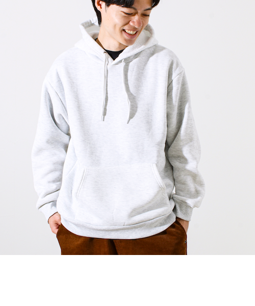 カルボアシリーズ】UNISEX ワイドプルオーバーパーカー