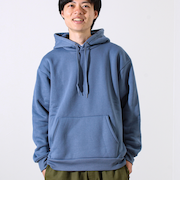【カルボアシリーズ】UNISEX ワイドプルオーバーパーカー