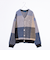 【実績品番/UNISEX/別注柄あり】【BHPC】モヘヤタッチニットカーディガン