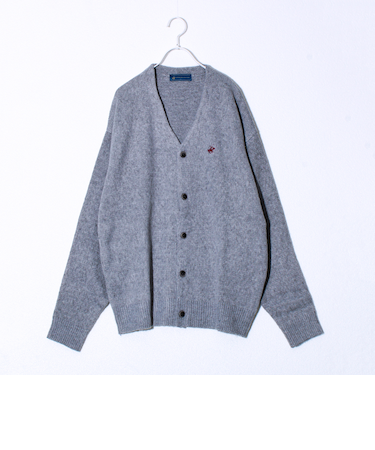 【実績品番/UNISEX/別注柄あり】【BHPC】モヘヤタッチニットカーディガン