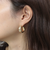 ゆがみフープピアス