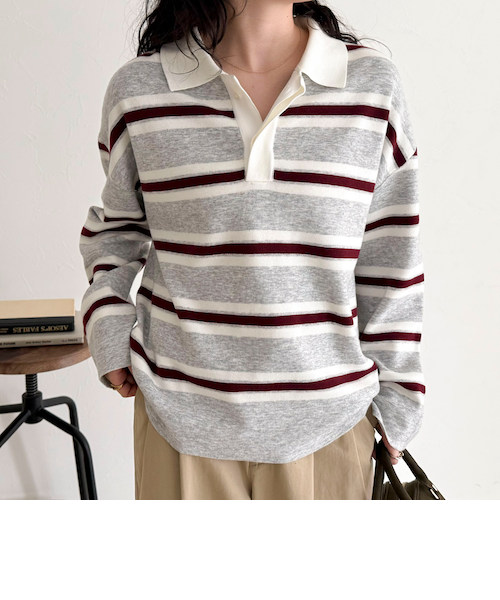 ラガーニットプルオーバー(値段交渉可！) ラガーニットプルオーバー