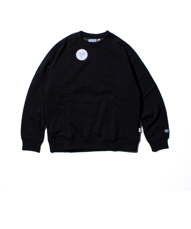 【カラバリ豊富/UNISEX/高コスパ】【DISCUS】身頃裏ボアクルートレーナー
