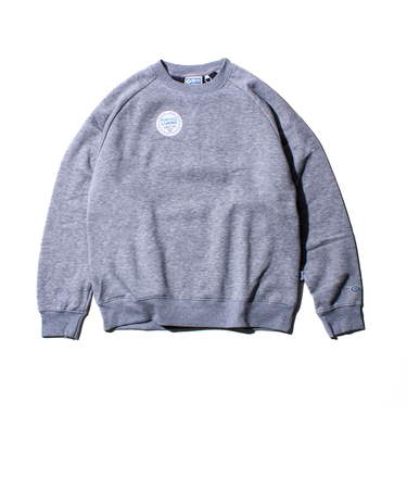 【カラバリ豊富/UNISEX/高コスパ】【DISCUS】身頃裏ボアクルートレーナー