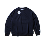 【カラバリ豊富/UNISEX/高コスパ】【DISCUS】身頃裏ボアクルートレーナー