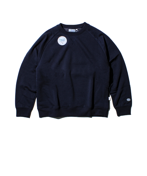 【カラバリ豊富/UNISEX/高コスパ】【DISCUS】身頃裏ボアクルートレーナー